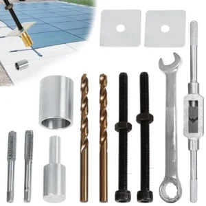 Pool Cover Anchor Removal Tool Kit, Pool Brass Anchors Replacement Tools